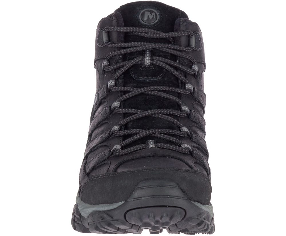 Merrell Hiking Boots Black - Moab 2 Prime Mid Waterproof - Mens 78GXYSACQ
